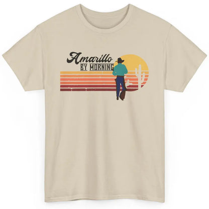 Vintage Cowboy Amarillo By Morning Cactus Western Country Classic Unisex T-Shirt