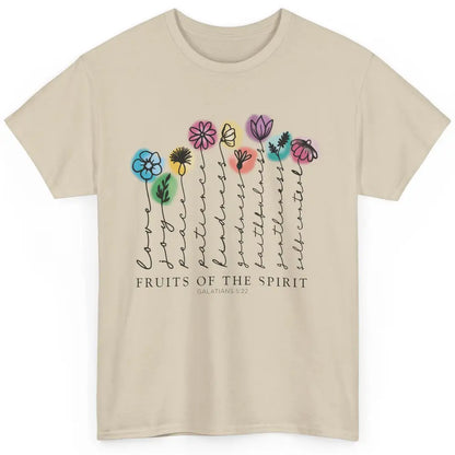 Flower Christian Fruits Of The Spirit Bible Verse Religious Classic Unisex T-Shirt