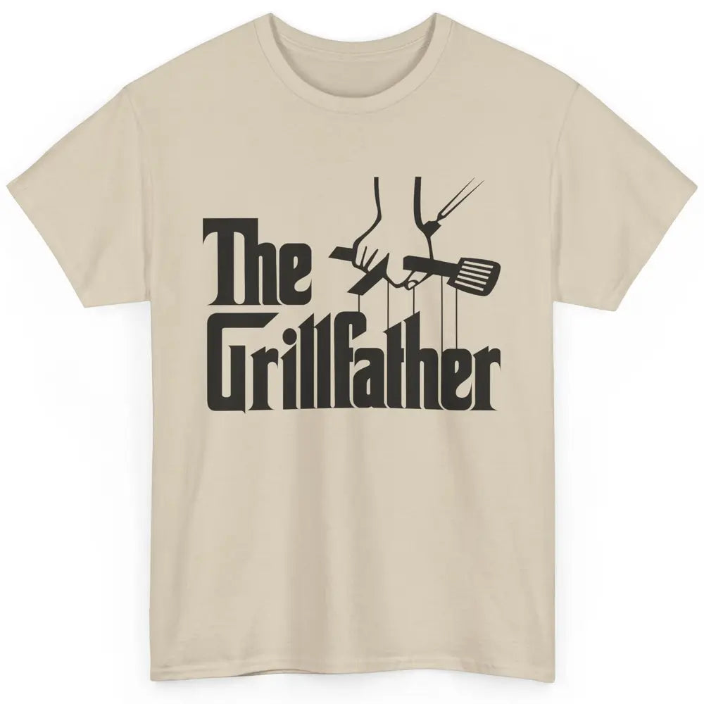 Funny BBQ The Grillfather Grilling Tools Grill And Smoker Classic Unisex T-Shirt