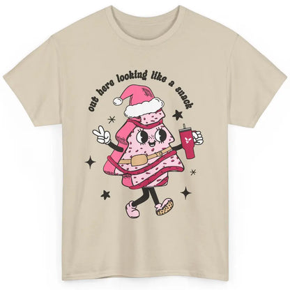 Funny Boo-jee Christmas Tree Cake Out Here Look Like A Snack Classic Unisex T-Shirt