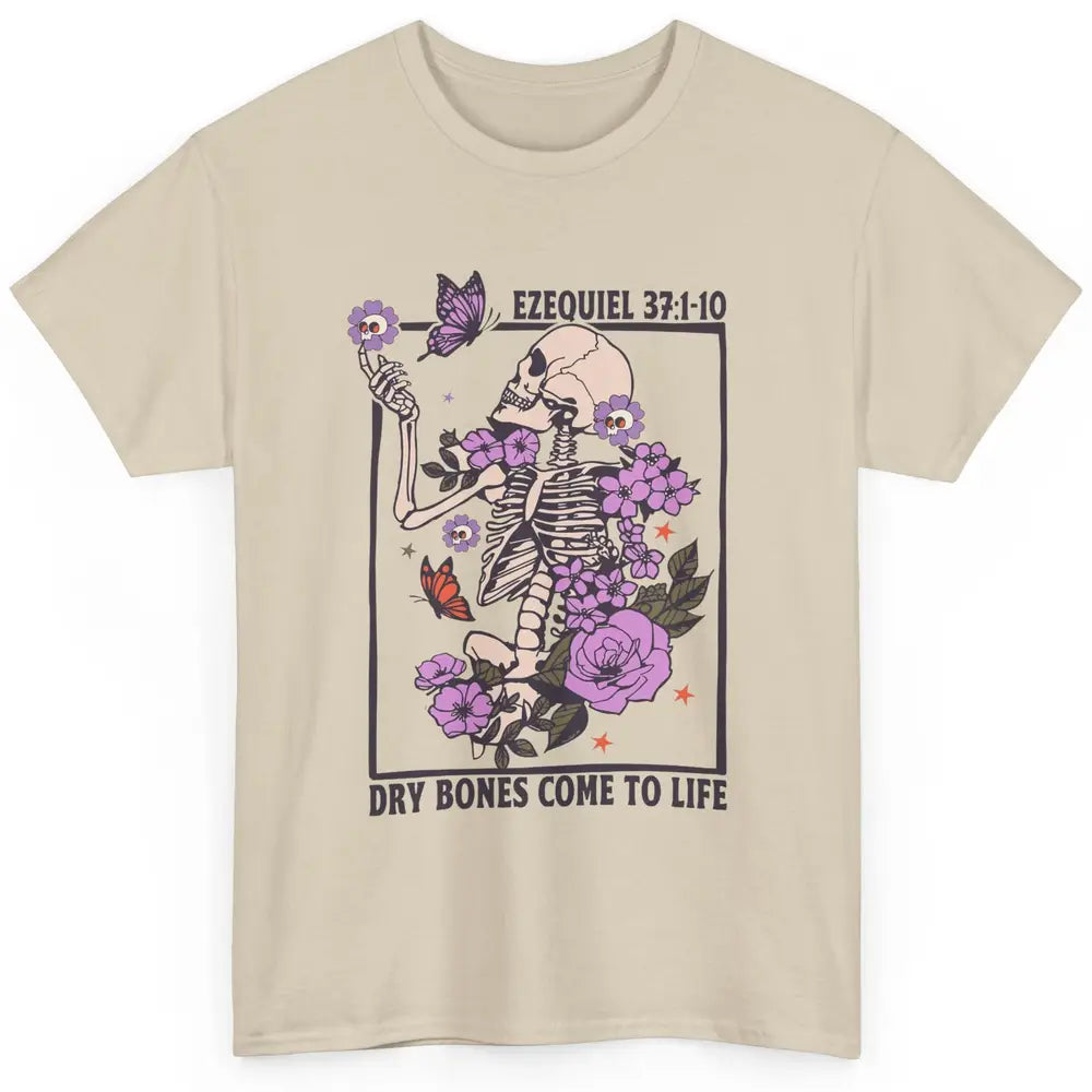 Christian Skeleton Dry Bones Come Alive Bible Halloween Classic Unisex T-Shirt