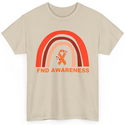 Functional Neurological Disorder Awareness FND Orange Ribbon Classic Unisex T-Shirt