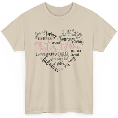 Foster Care Adoption Foster Mom Caring Giving Foster Love Classic Unisex T-Shirt