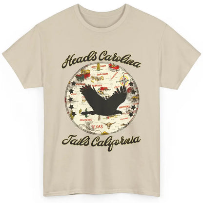 Vintage Heads Carolina Tail California Western Country Classic Unisex T-Shirt