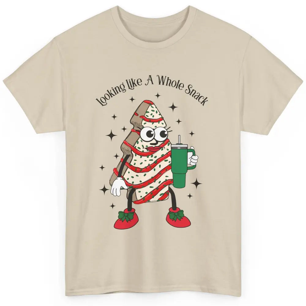 Funny Christmas Tree Cake Out Here Look Like A Snack Classic Unisex T-Shirt