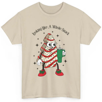 Funny Christmas Tree Cake Out Here Look Like A Snack Classic Unisex T-Shirt