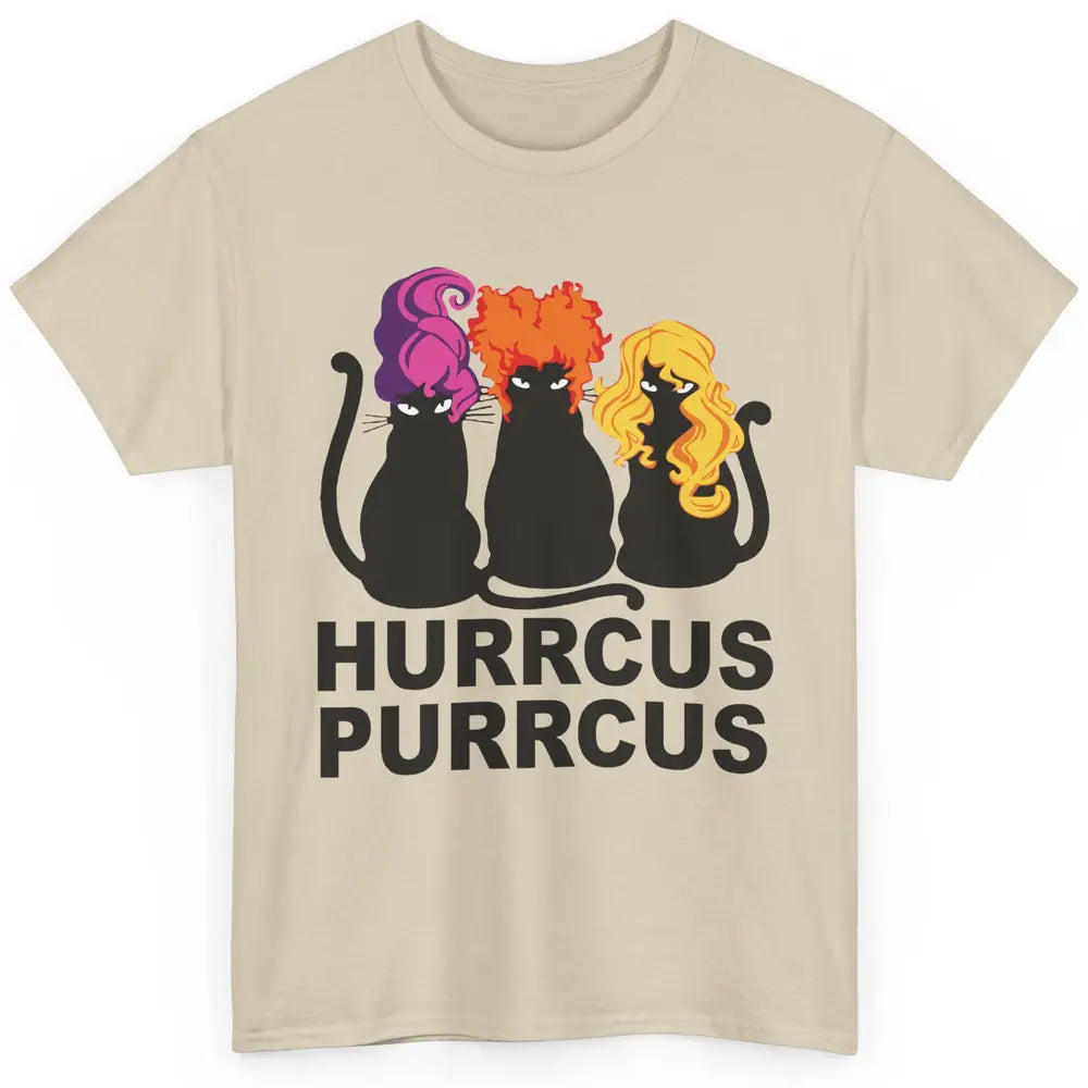 Black Cat Witch Hurrcus Purrcus Halloween Costume Cat Lovers Classic Unisex T-Shirt