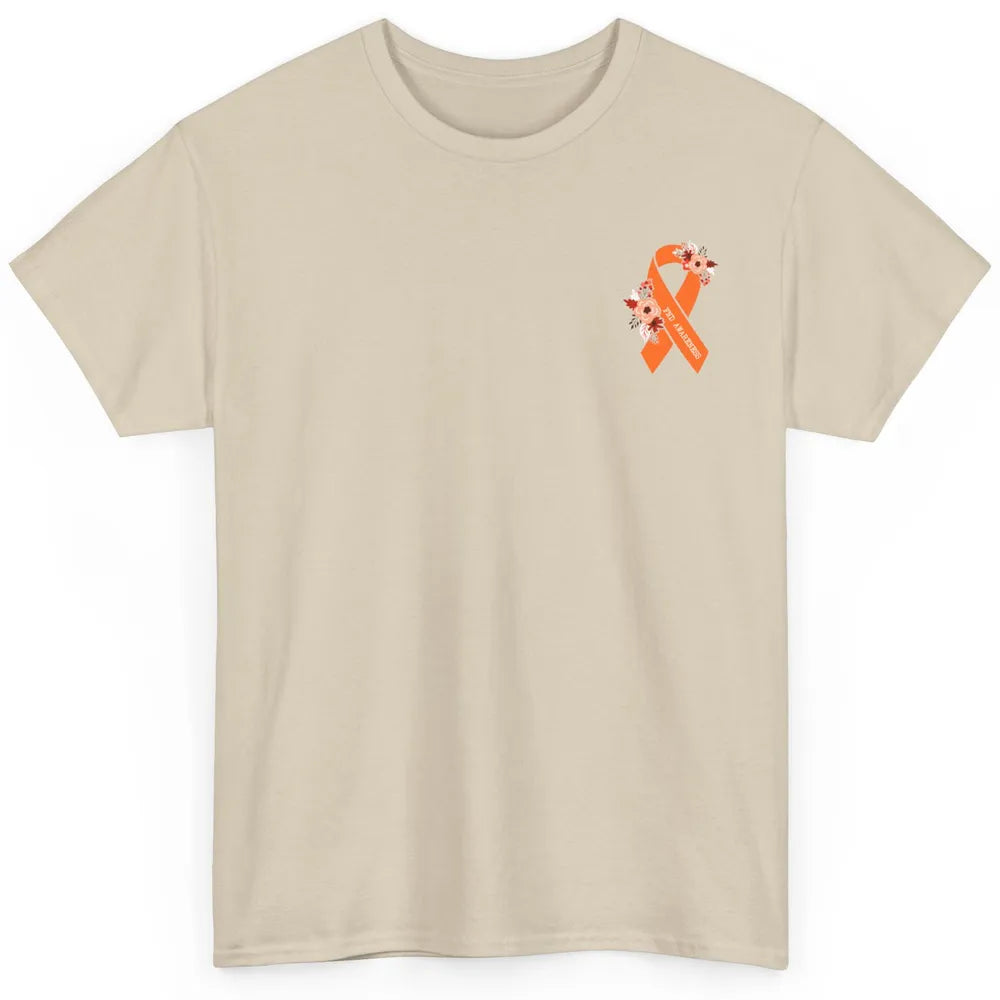 Functional Neurological Disorder Awareness FND Orange Ribbon Classic Unisex T-Shirt