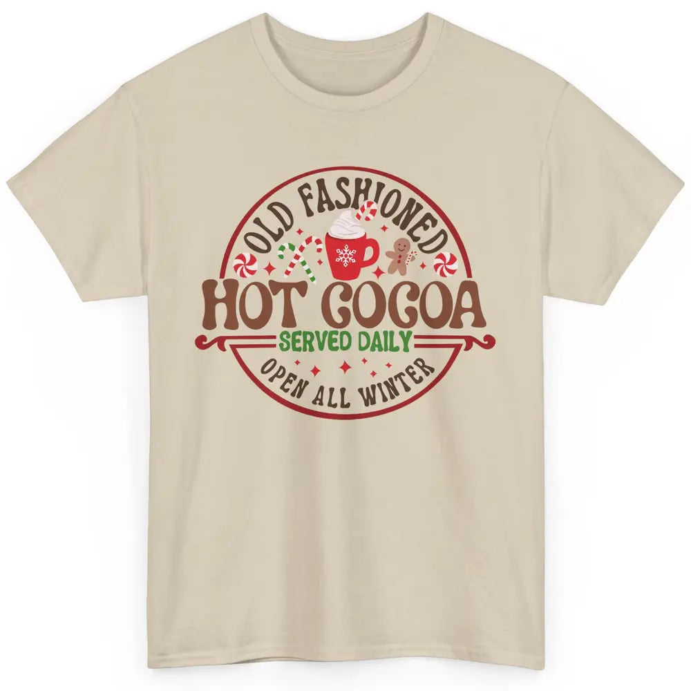 Christmas Gingerbread Hot Cocoa Hot Chocolate Christmas Classic Unisex T-Shirt