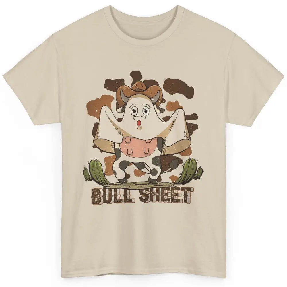 Funny Baby Daisy Cow Ghost Bull Sheet Western Halloween Classic Unisex T-Shirt