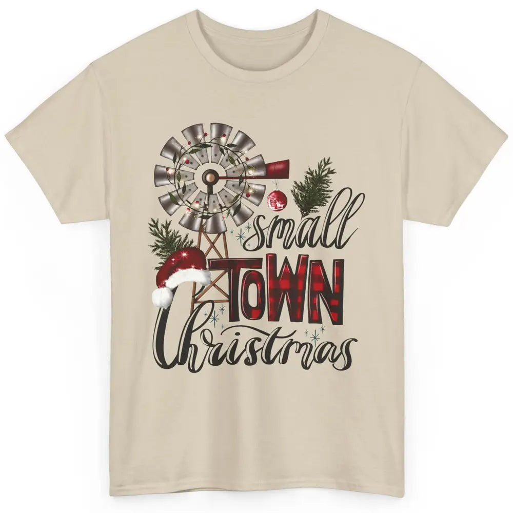 Retro Small Town Christmas Western Hometown Christmas Classic Unisex T-Shirt