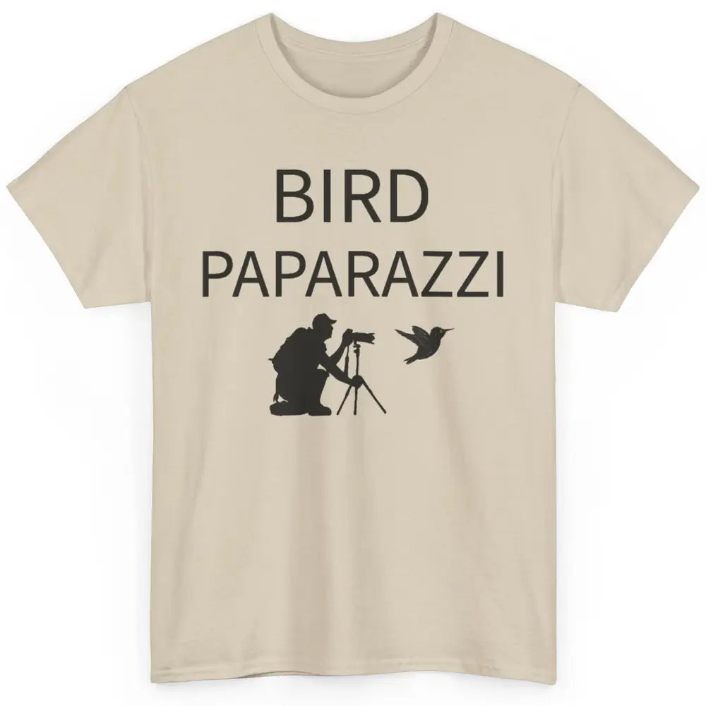 Birdwatching Funny Bird Paparazzi Birding Photography Bird Classic Unisex T-Shirt