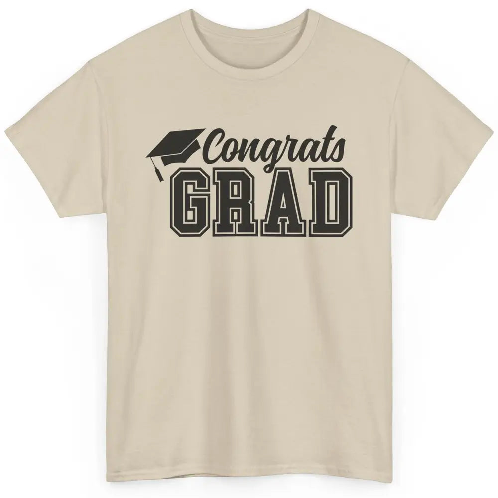 Congrats Grad Senior Class 2022 Bachelor Hat Senior Graduate Classic Unisex T-Shirt