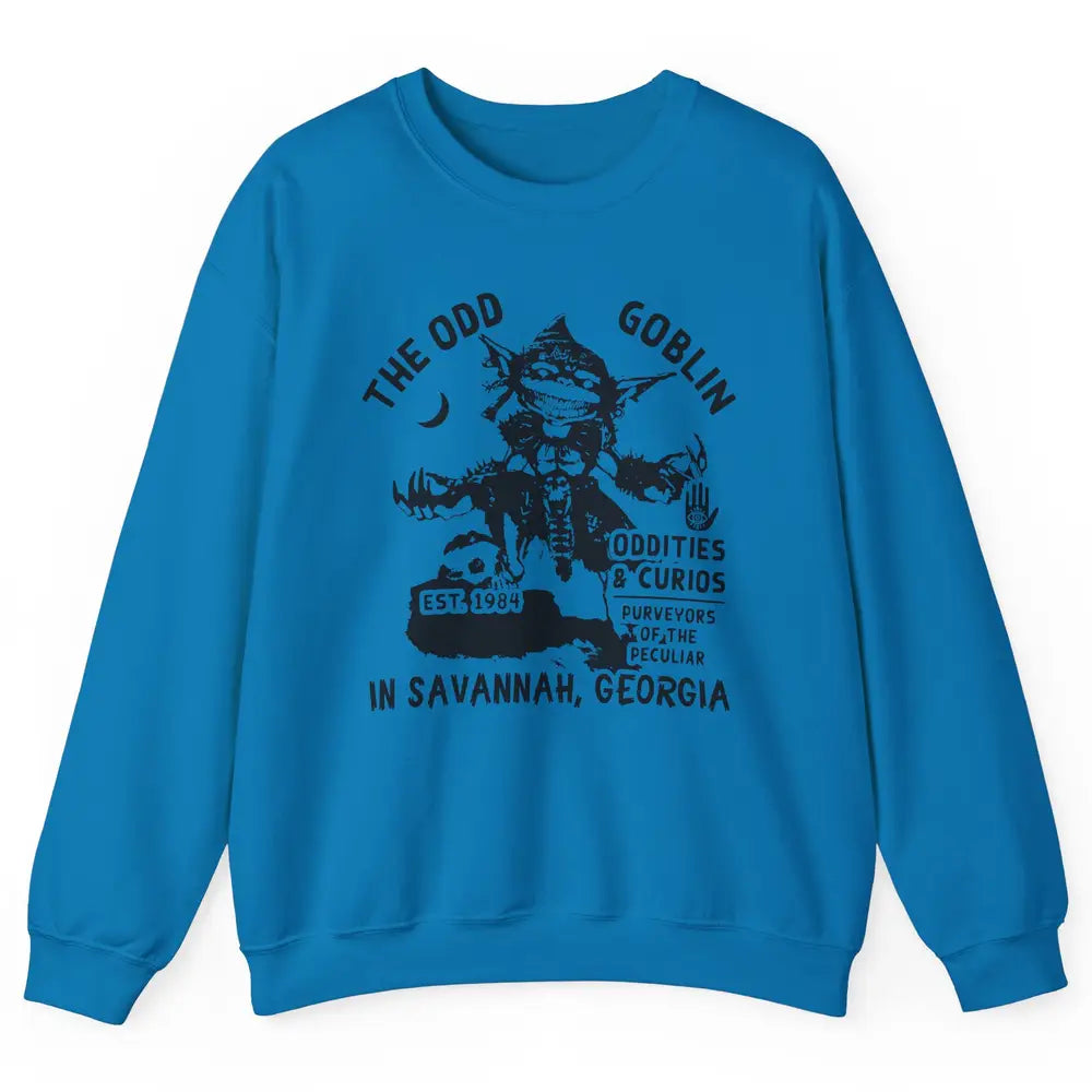 Vintage The Odd Goblin Est 1984 Oddities Savannah Georgia Unisex Crewneck Sweatshirt