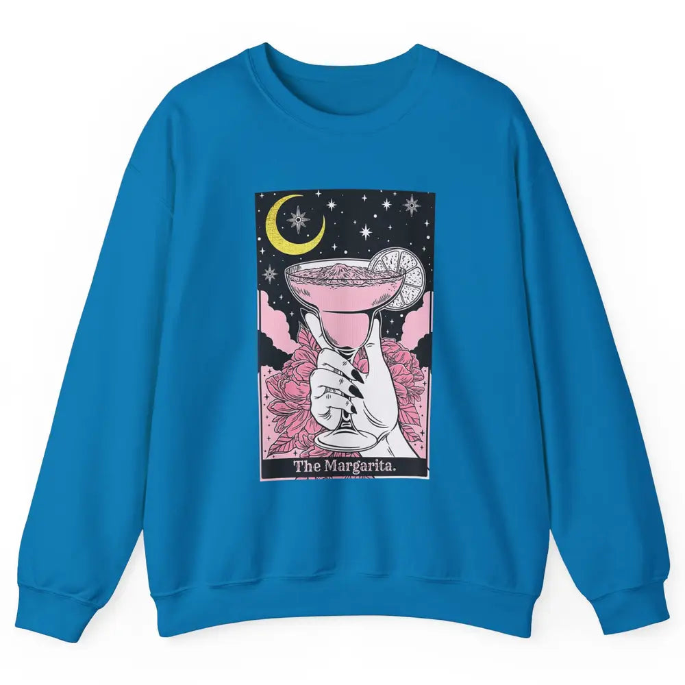 The Margarita Tarot Card Drink Wine Western Cowboy Cowgirl Unisex Crewneck Sweatshirt