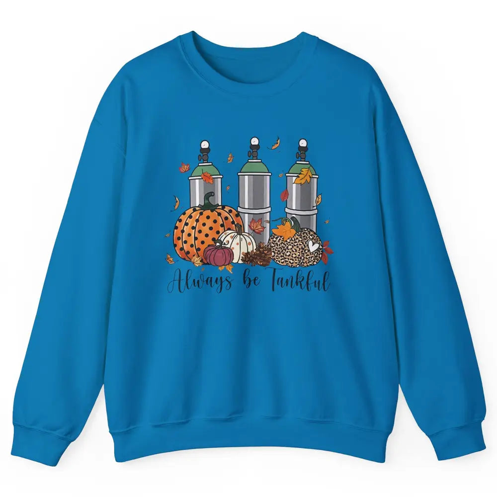 Thanksgiving Respiratory Therapist Thankful RT Nurse Autumn Unisex Crewneck Sweatshirt