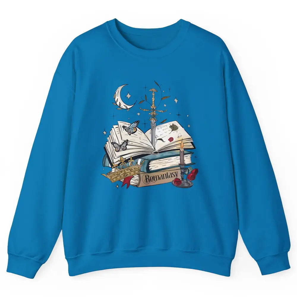 Bookish Romance Reader Librarian Literature Gothic Bookworm Unisex Crewneck Sweatshirt