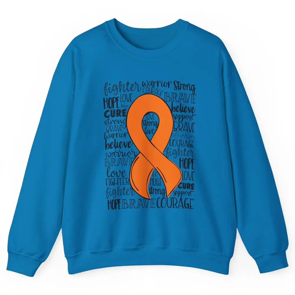 Amplified Musculoskeletal Pain Syndrome AMPS Hope Love Cure Unisex Crewneck Sweatshirt