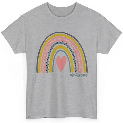 Foster Care Parents Support Rainbow Adoption Love Inspire Classic Unisex T-Shirt