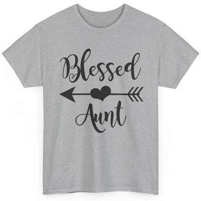 Funny Auntie Life Blessed Aunt Arrow Best Aunt Ever Gift Classic Unisex T-Shirt