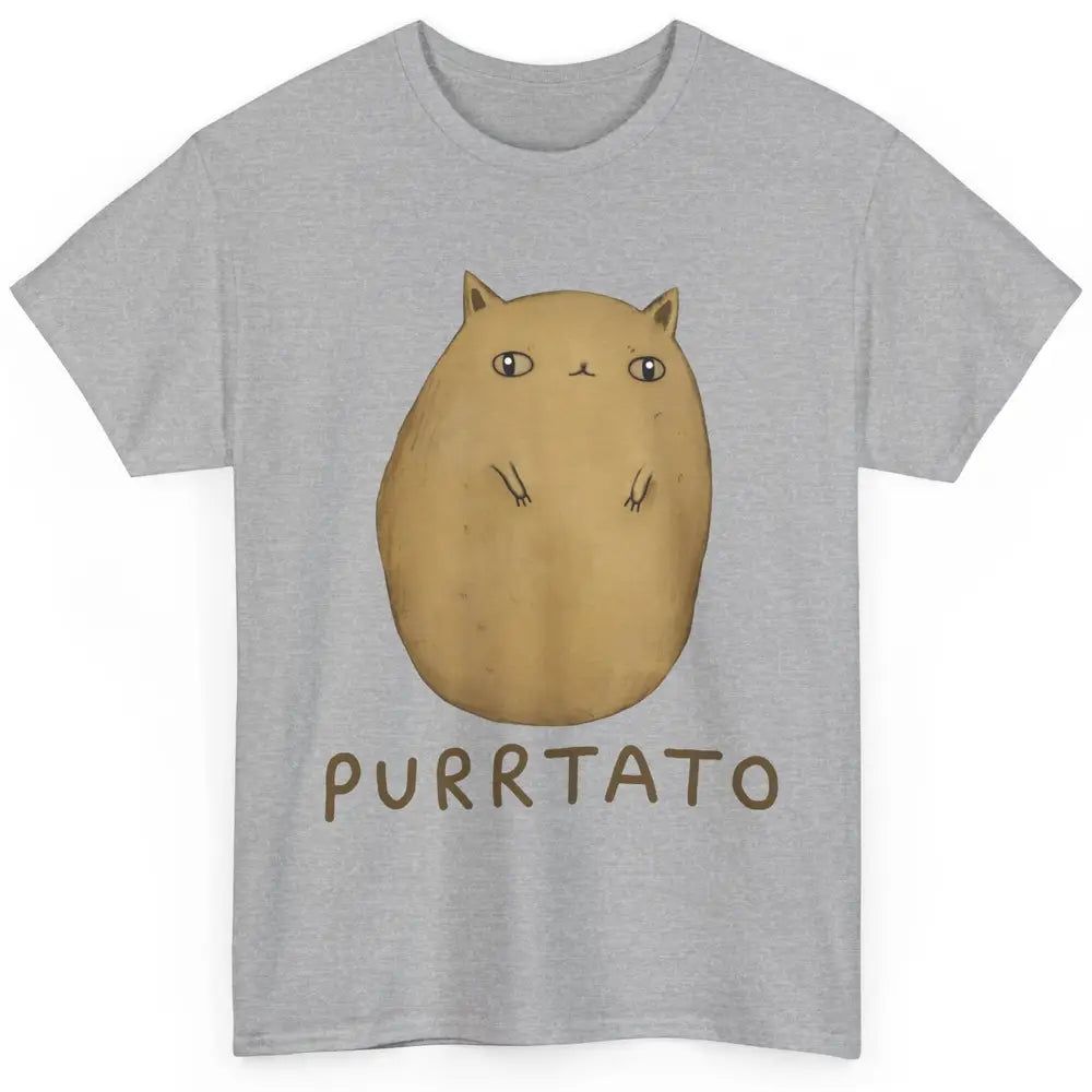 Funny Cat Potato Parody Costume Cat Mom Humorous Sarcastic Classic Unisex T-Shirt