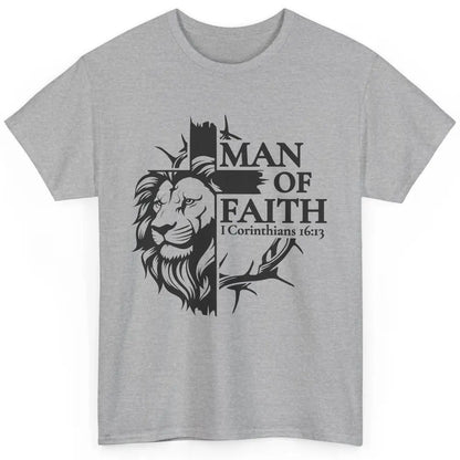 Yeshua Lion Of Judah Man Of Faith Bible Christian Religious Classic Unisex T-Shirt