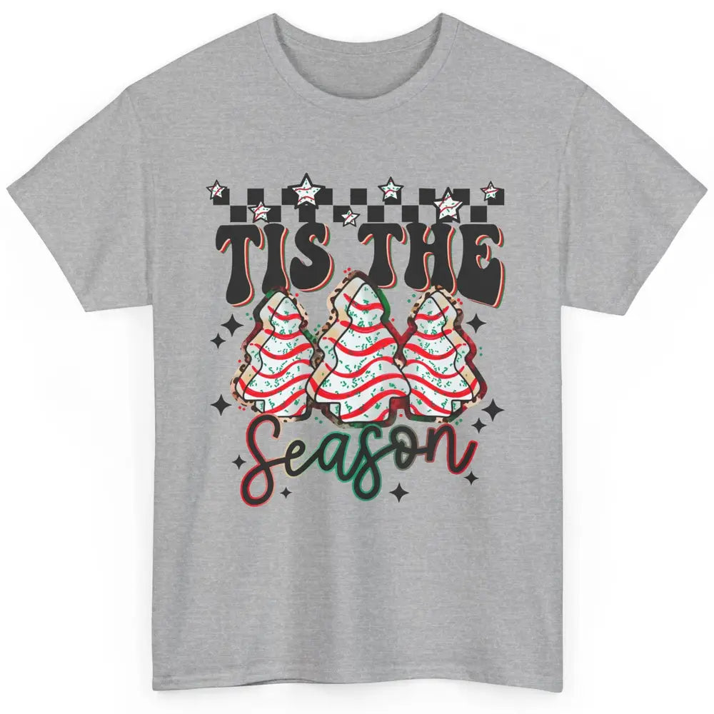 Funny Christmas Tree Cake Tis The Season Debbie Western Xmas Classic Unisex T-Shirt