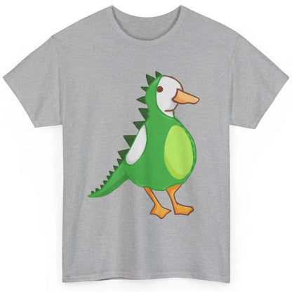 Dino Duck Funny Dinosaur Ducks Cute Duck Lovers Gift Classic Unisex T-Shirt