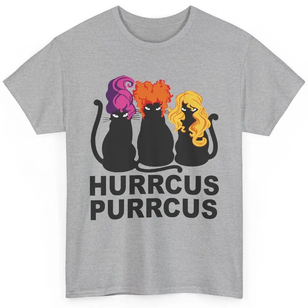 Black Cat Witch Hurrcus Purrcus Halloween Costume Cat Lovers Classic Unisex T-Shirt