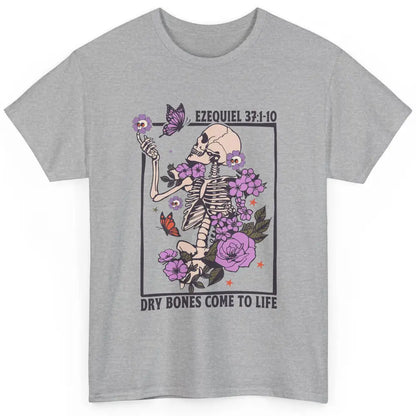 Christian Skeleton Dry Bones Come Alive Bible Halloween Classic Unisex T-Shirt