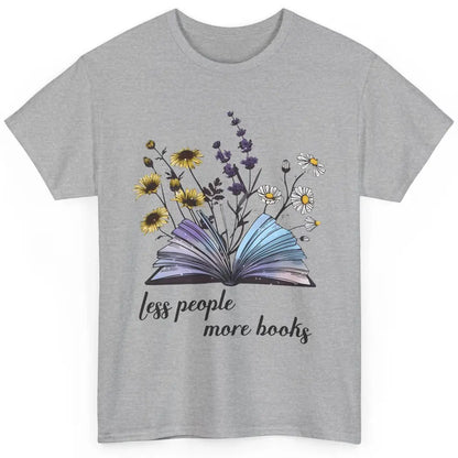 Aesthetic Less People More Books Literature Gothic Reader Classic Unisex T-Shirt