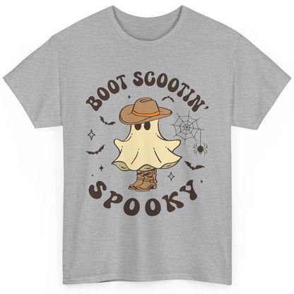 Cowboy Ghost Cowhide Boot Scooting Spooky Western Halloween Classic Unisex T-Shirt