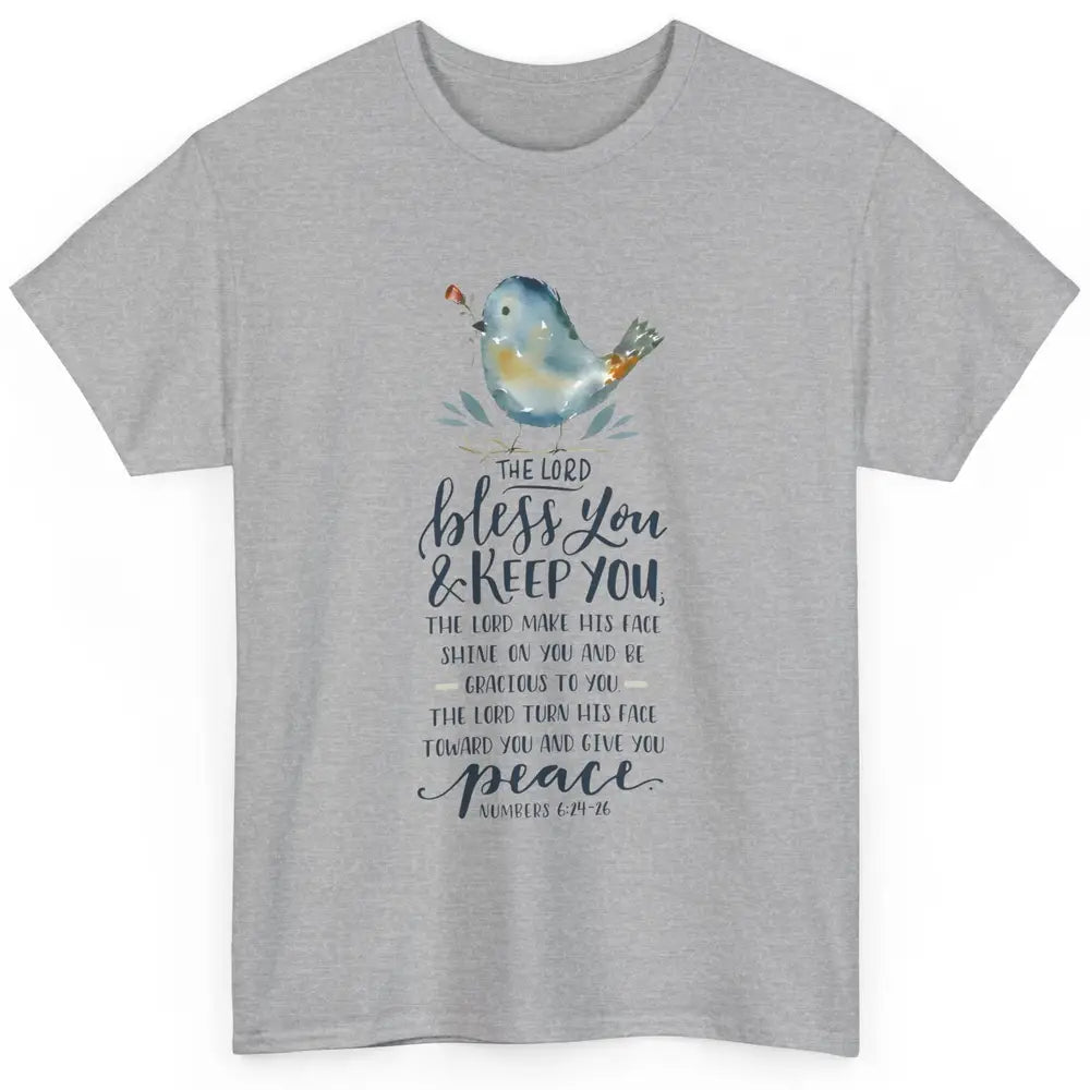 Christian The Lord Bless You Keep You Bible Verse Religious Classic Unisex T-Shirt