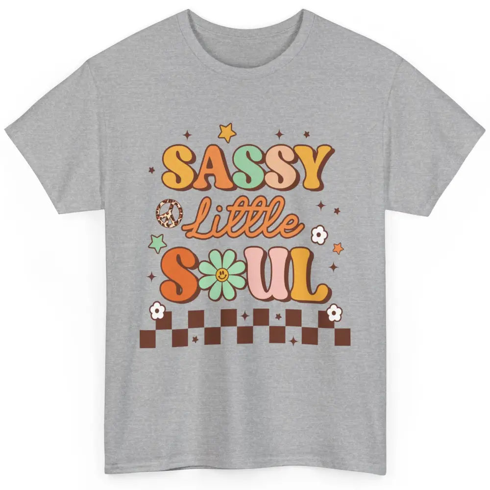 Sassy Little Soul Retro 60s Groovy Hippie Daisy Peace Boho Classic Unisex T-Shirt