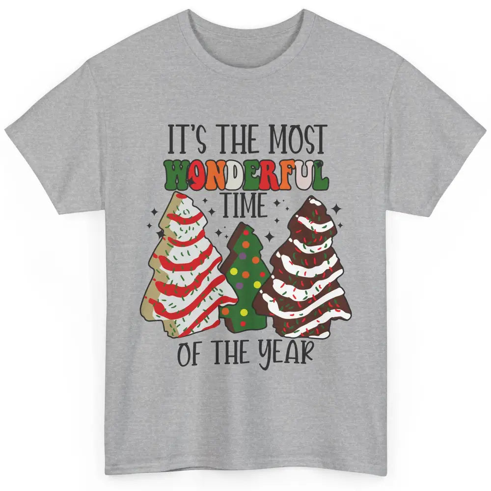 Christmas Tree Cakes Most Wonderful Time Of Year Christmas Classic Unisex T-Shirt