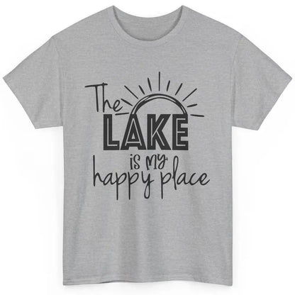 The Lake Is My Happy Place Summer Sunrays Lake Days Kayaking Classic Unisex T-Shirt