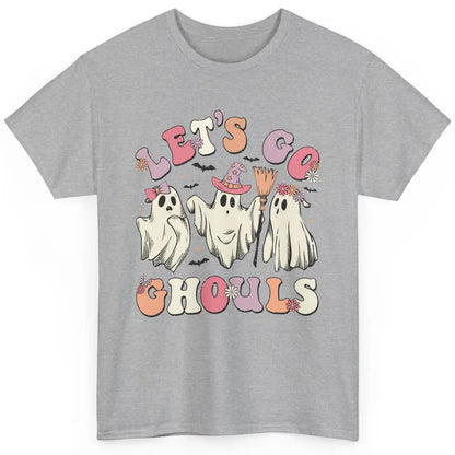 Cute Ghost Let's Go Ghouls Halloween Costume Kid Gift Classic Unisex T-Shirt