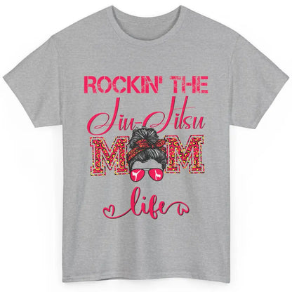 Vintage Messy Bun Jiu Jitsu Mom Life Taekwondo Martial Art Classic Unisex T-Shirt