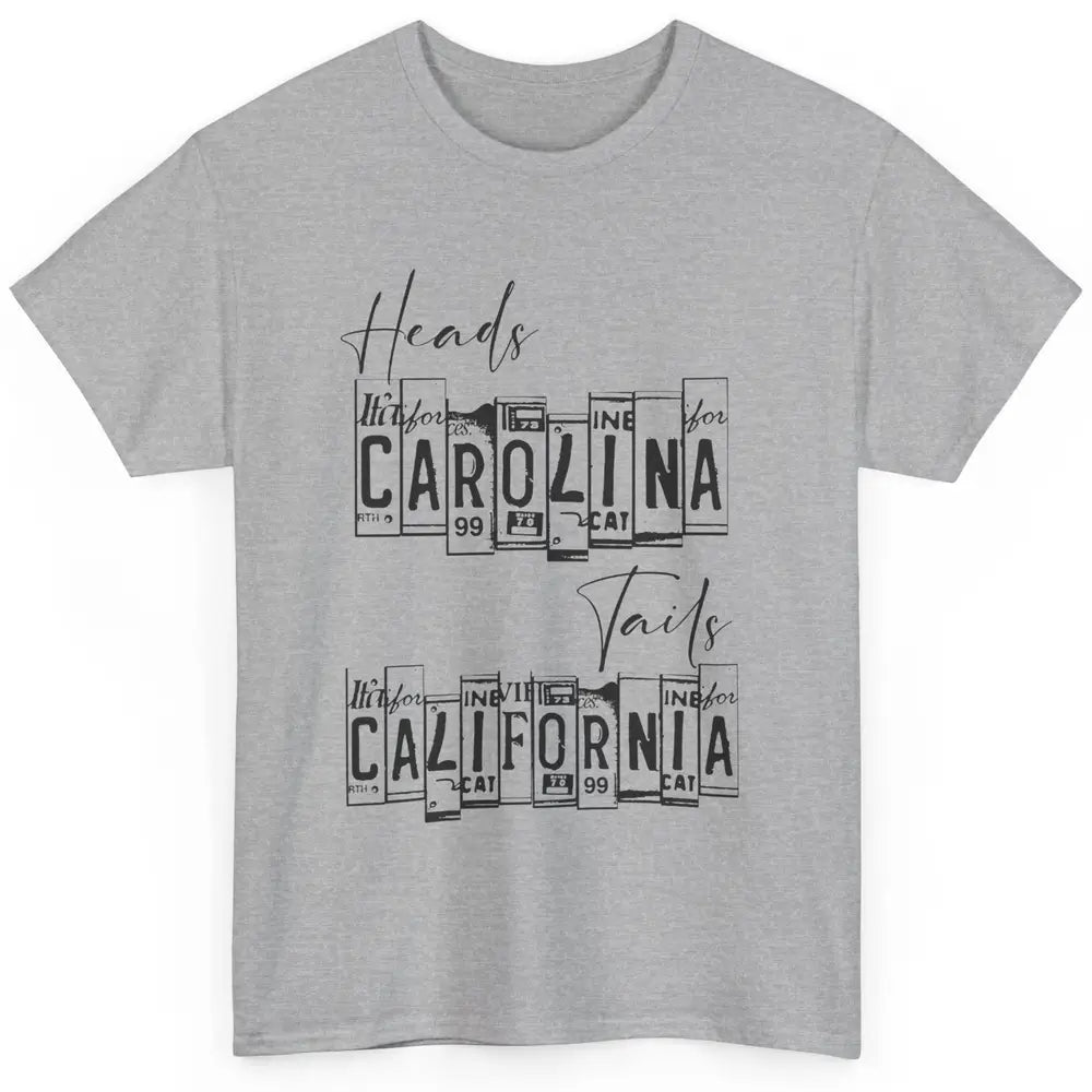 Vintage Heads Carolina Tail California Western Country Music Classic Unisex T-Shirt