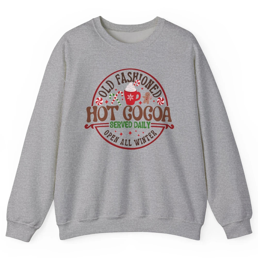 Christmas Gingerbread Hot Cocoa Hot Chocolate Christmas Unisex Crewneck Sweatshirt