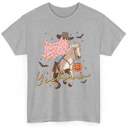 Cowboy Ghost Howdy Ghost Spooky Yeehaw Western Halloween Classic Unisex T-Shirt