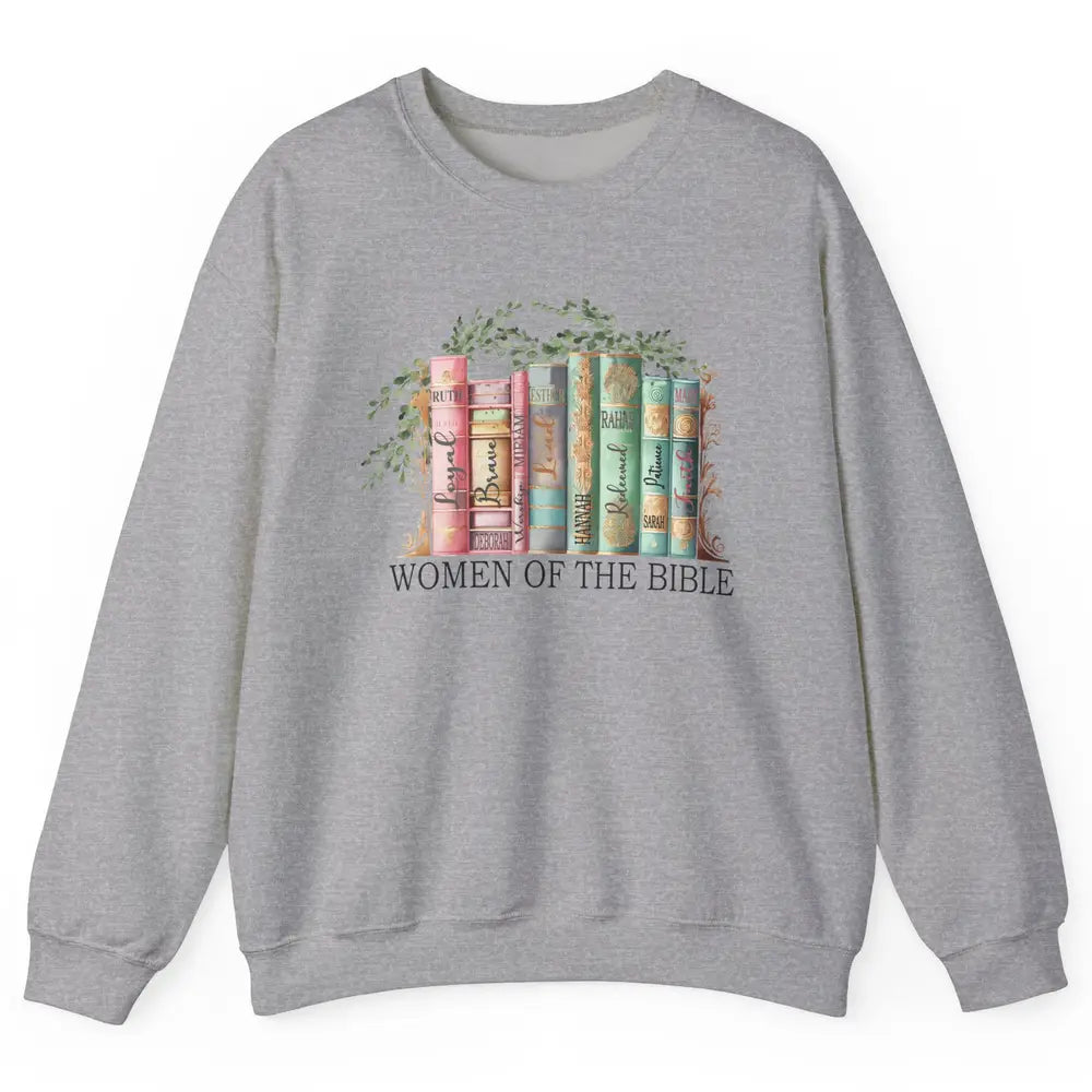 Wildflower Christian Women Of The Bible Religious Book Lover Unisex Crewneck Sweatshirt