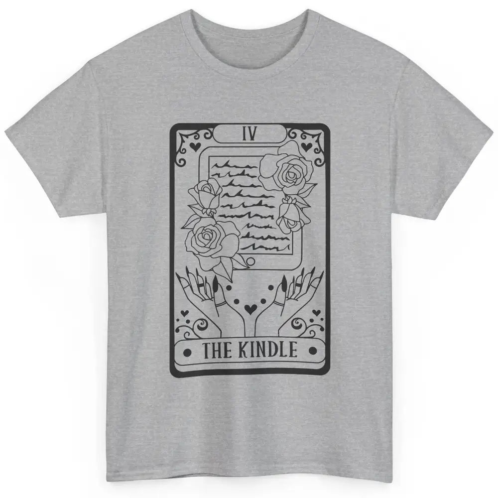 The Kindle Reader Tarot Card Halloween Kindle Book Lovers Classic Unisex T-Shirt