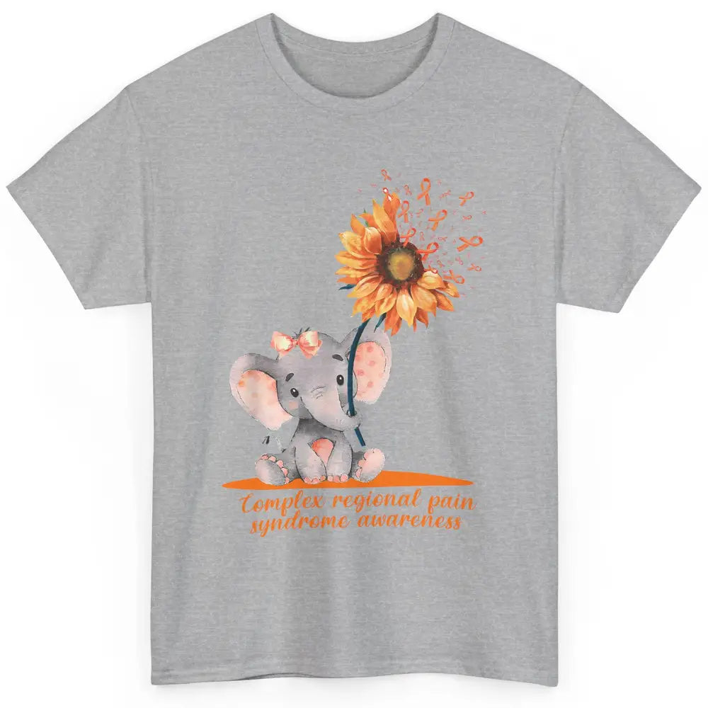 Complex Regional Pain Syndrome Sunflower Baby Elephant CRPS Classic Unisex T-Shirt