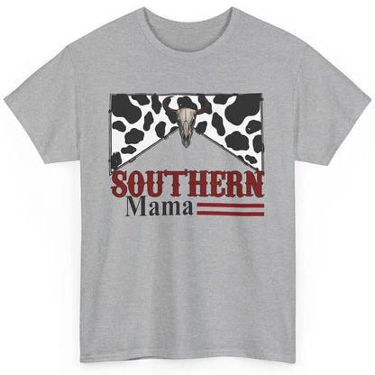 Cowhide Bull Skull Southern Mama Western Country Cowgirl Classic Unisex T-Shirt