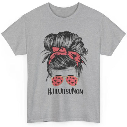 Vintage Messy Bun Jiu Jitsu Mom Life Taekwondo Martial Art Classic Unisex T-Shirt