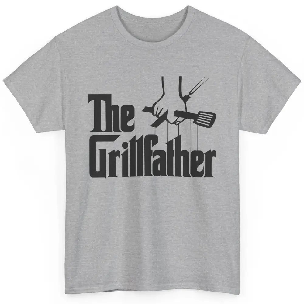 Funny BBQ The Grillfather Grilling Tools Grill And Smoker Classic Unisex T-Shirt