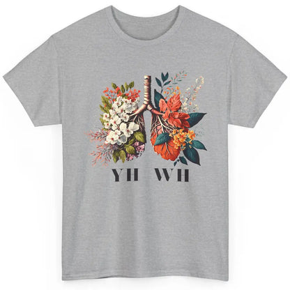 Floral Lungs Christian YHWH His Name Is Sound Of Our Breath Classic Unisex T-Shirt