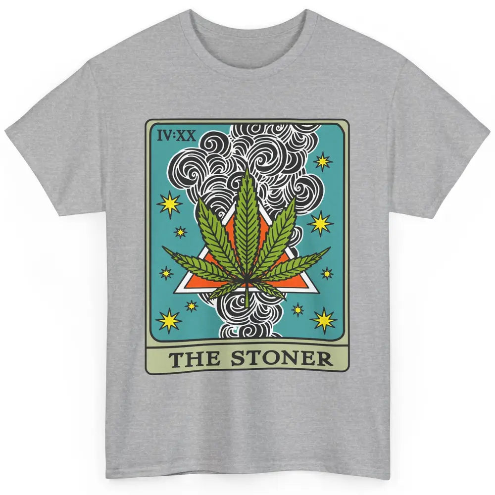 Vintage Weed The Stoner Tarot Card Weed Cannabis Marijuana Classic Unisex T-Shirt