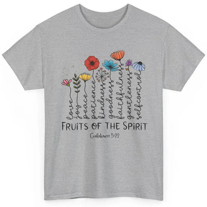 Flower Christian Fruits Of The Spirit Bible Verse Religious Classic Unisex T-Shirt